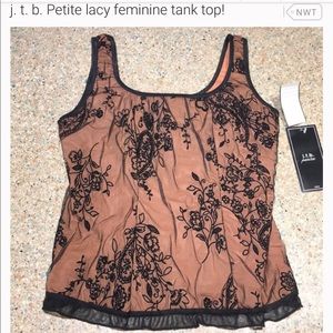 j.t.b. Petite feminine lacy top